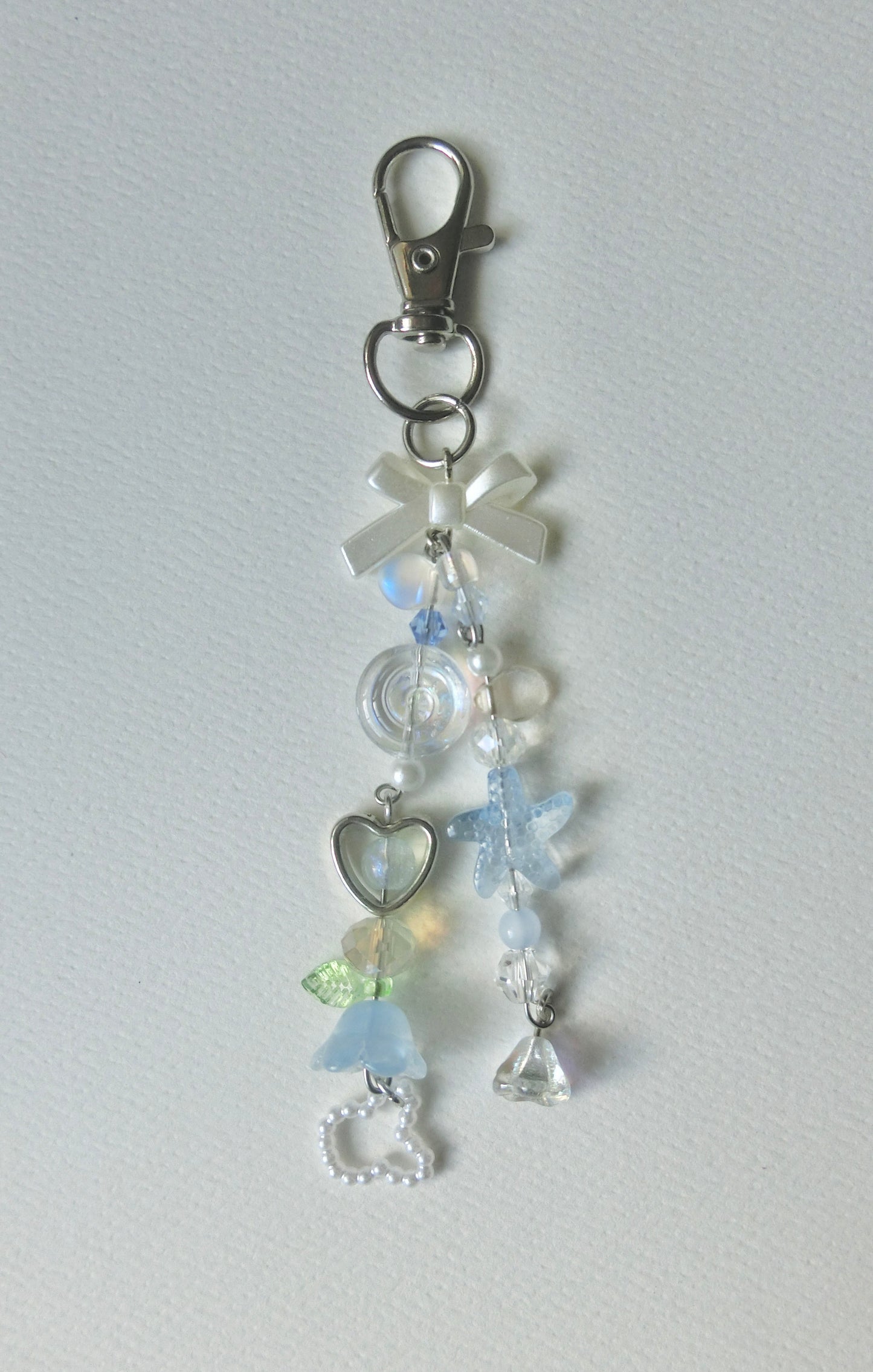 Blue Charm Keychain