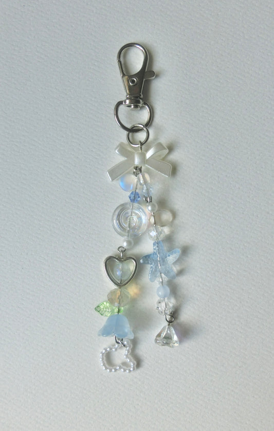 Blue Charm Keychain