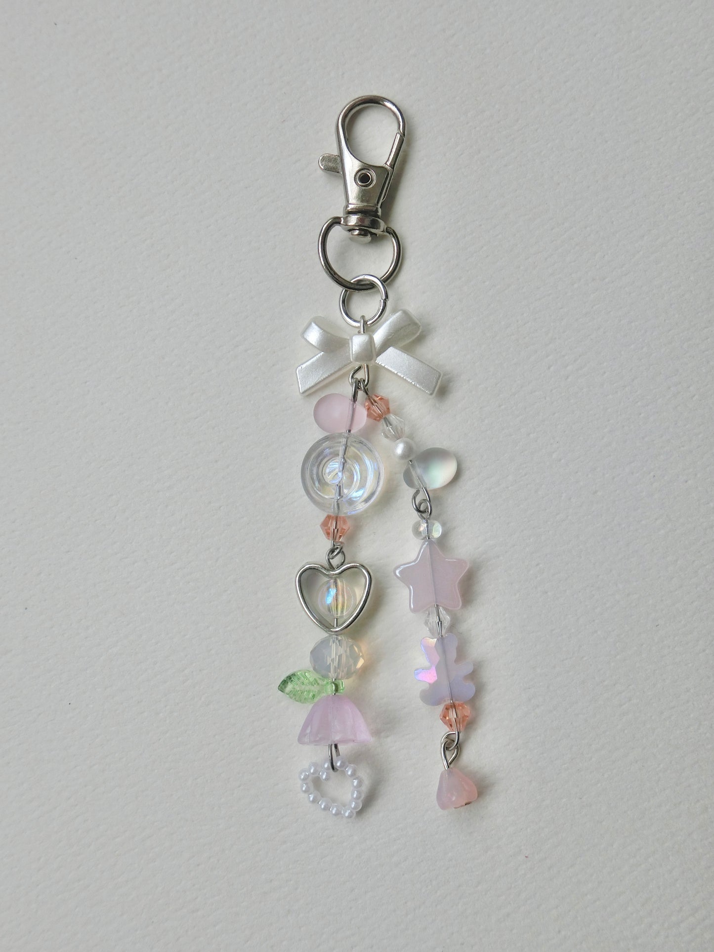 Pink Charm Keychain